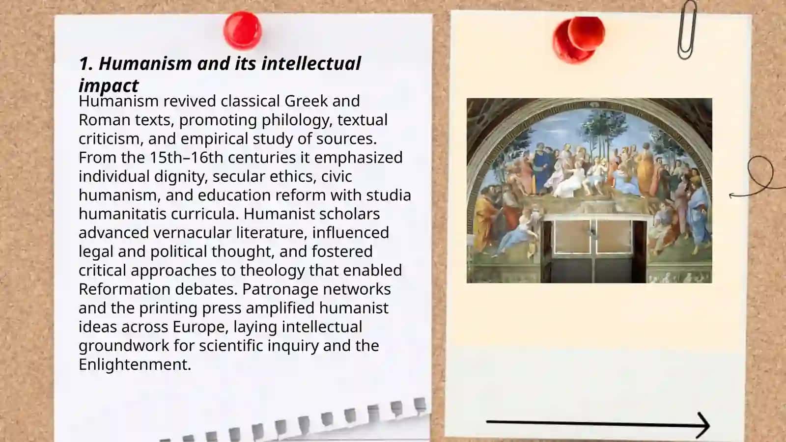 Renaissance and its results 3