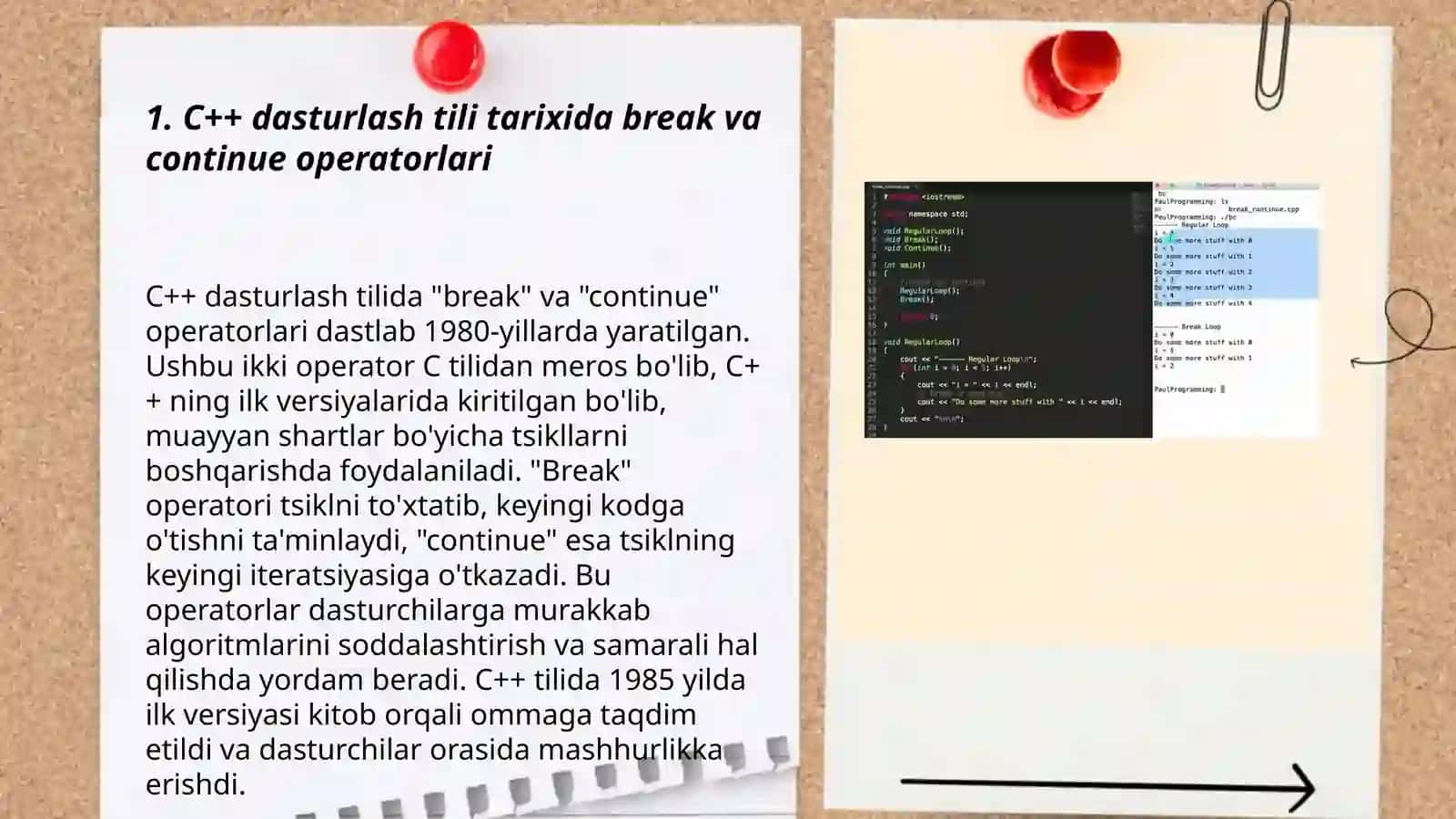 C++ break va continue 3