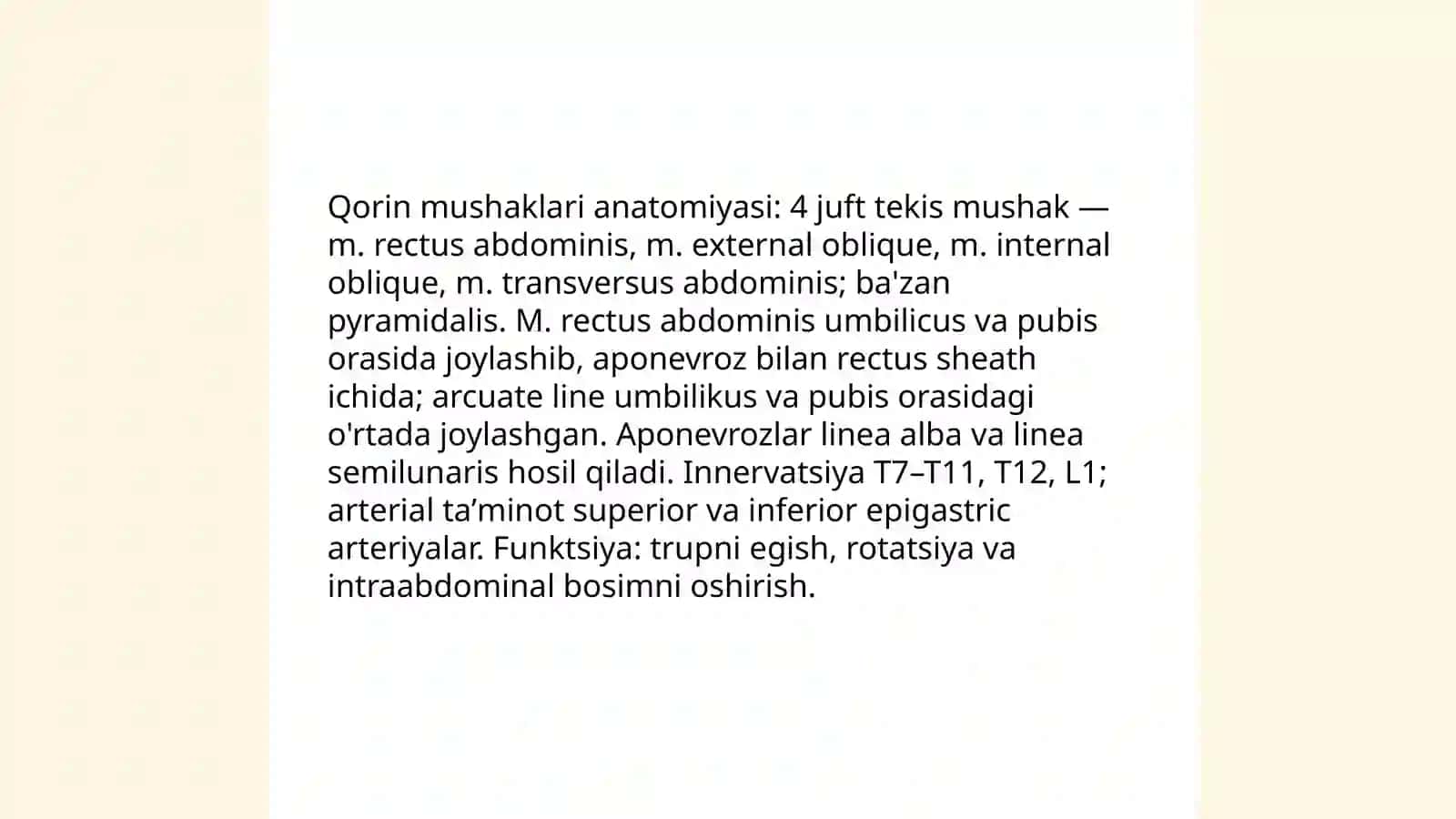 Qorin mushaklari 3