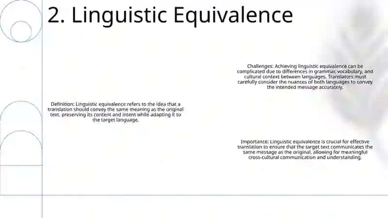 The Basic Problem Of Translation 3