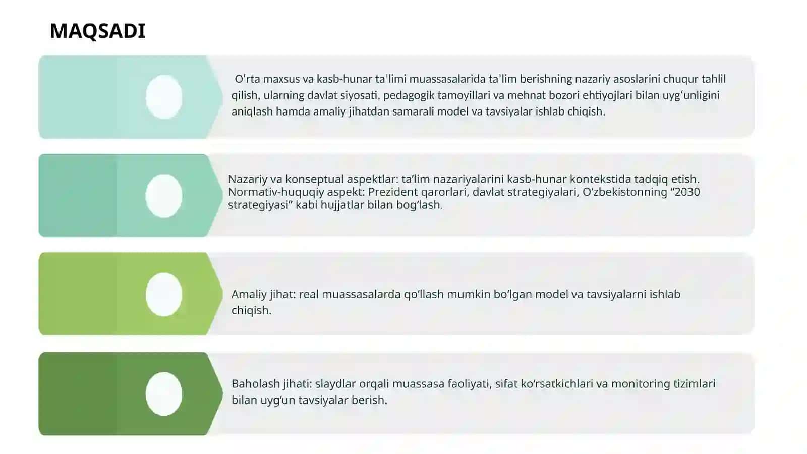 O‘rtamaxsus va kasb-hunar ta’limi muassasalarida ta’lim berishning nazariy asoslarini chuqur tahlil qilish 3