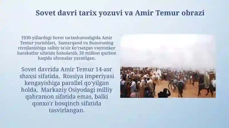 Amir Temur harbiy yurishlari tarixshunosligi 3