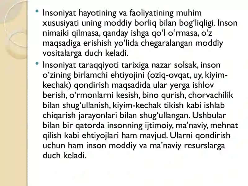 Korxona mustaqil xo’jalik yurituvchi subyekti 3