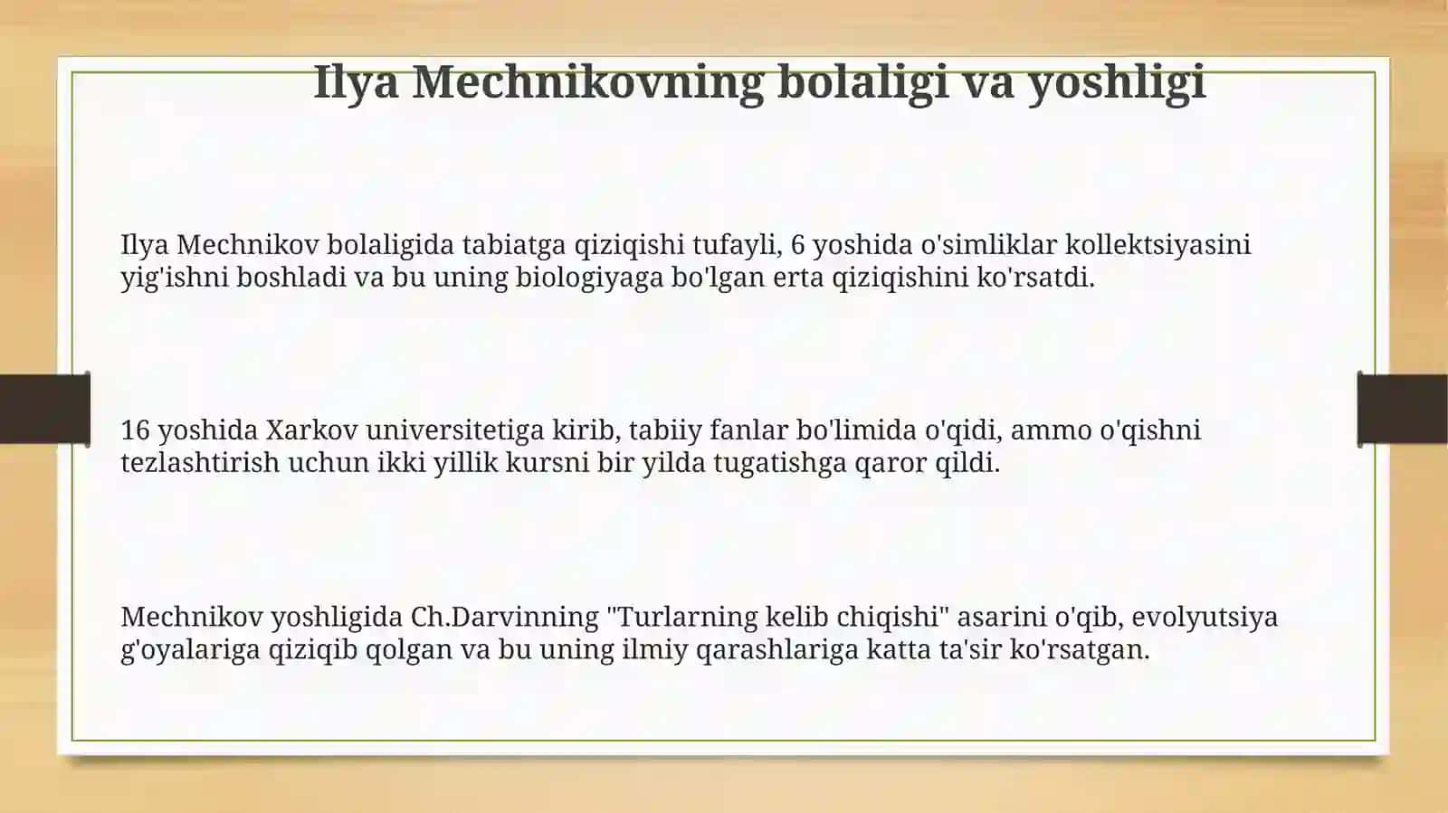 Ilya ilyich mechnikov hayoti 3