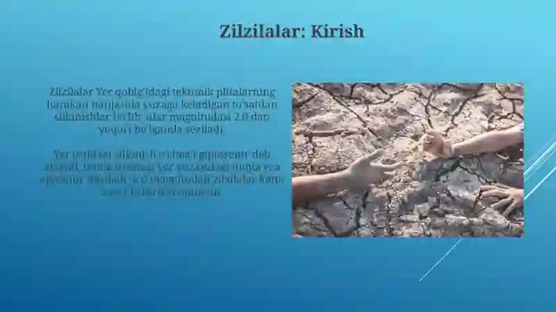 Zilzilalar va ularning kelib chiqish sabablari 3
