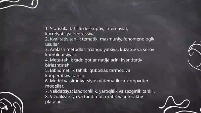 Ilmiy ish natijalari tahlili 3