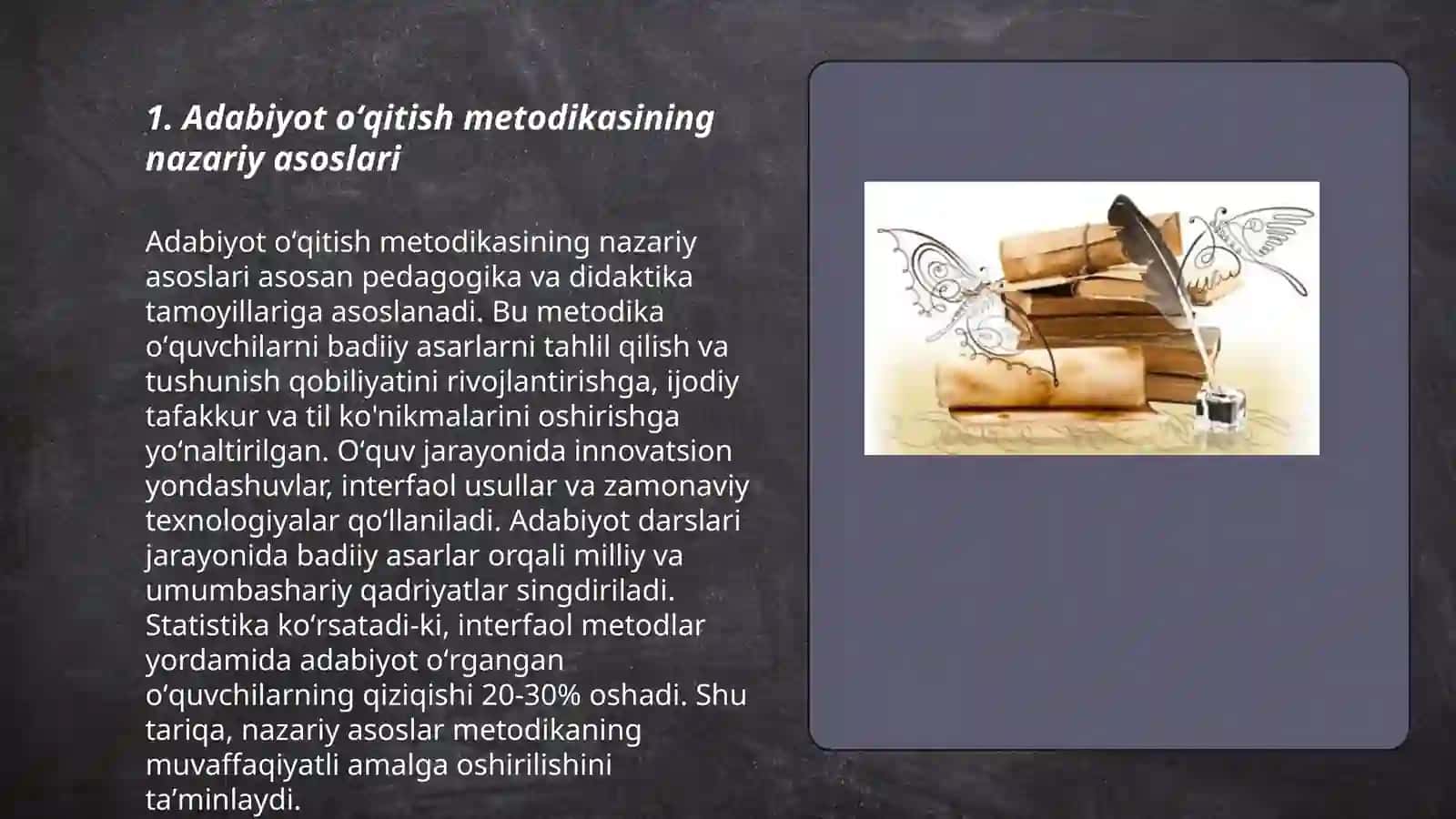 Adabiyot oʻqitish metodikasi fan sifatida 3