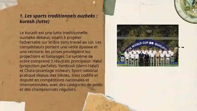 Les pratiques sportives et culturelles d'Ouzbekistan 3