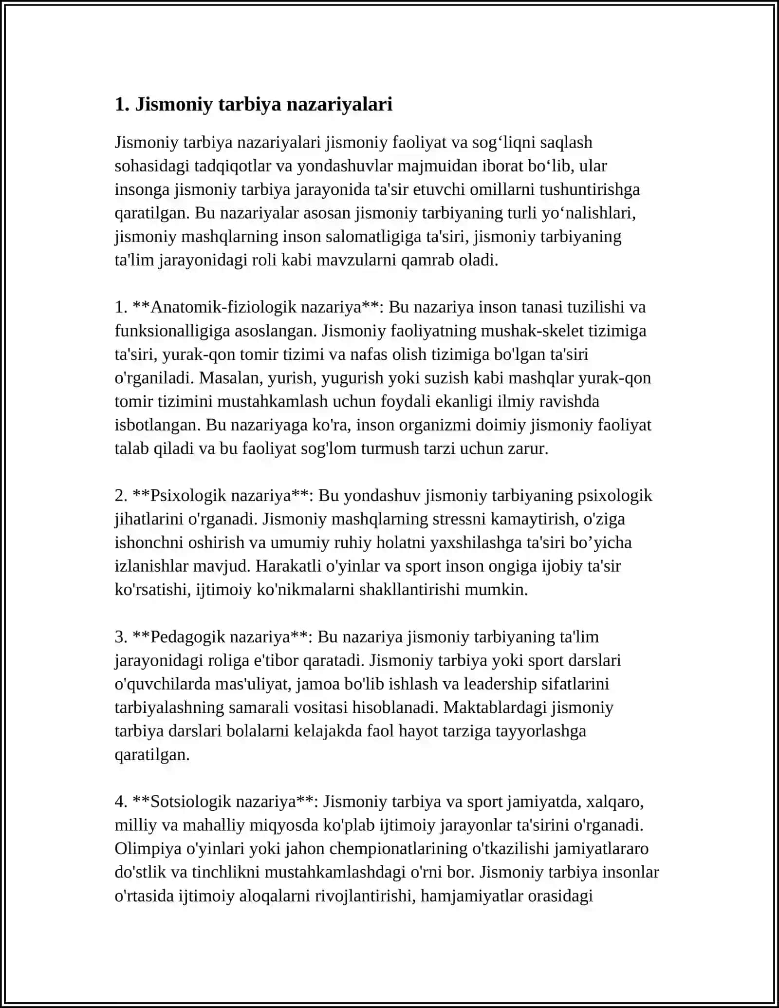JISMONIY TARBIYA VA SPORT PEDOGOGIKASI FANINING MAQSADI VA HAMDA VAZIFALARI 3