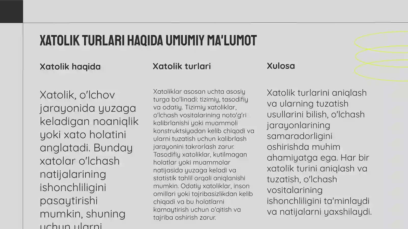Òlchash vositalarning xatoliklarini korrektsiyalash usullarini òrganish 3