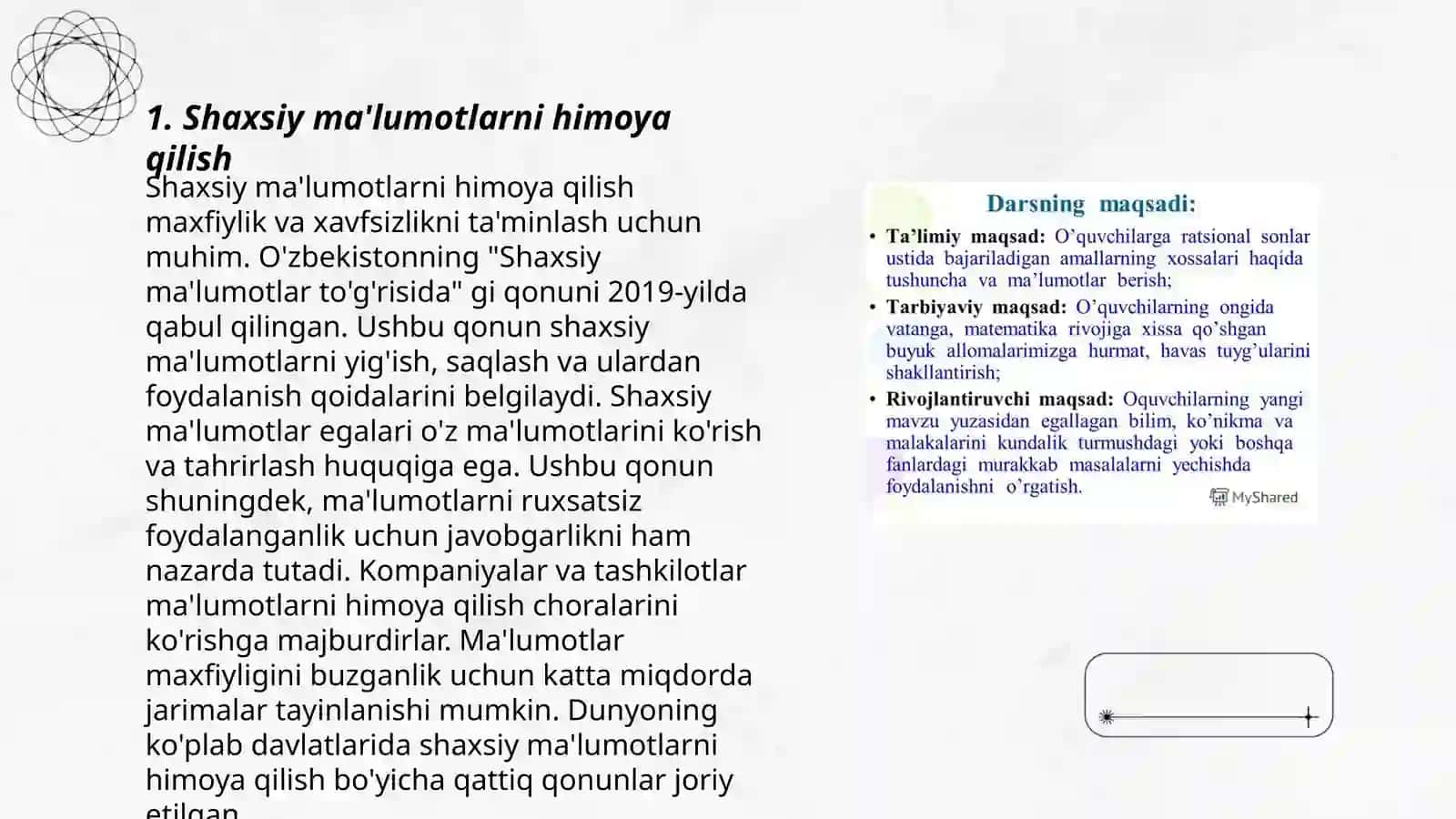 Shaxsga doir ma'lumotlar to'g'risidagi qonun 3