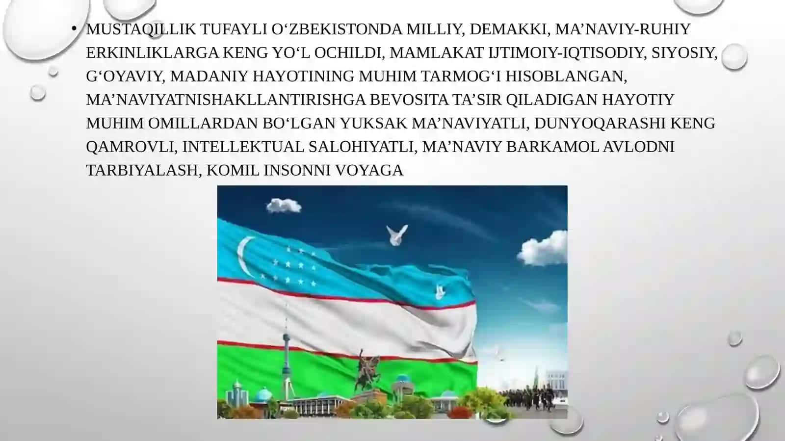 Intellektual SALOHIYATLI manaviy barkamol avlodni tarbiyalash komil insonni VOYAGA YETKAZISHDA MAMLAKAT ENG YANGI TARIXINING TUTGAN O‘RNI 3