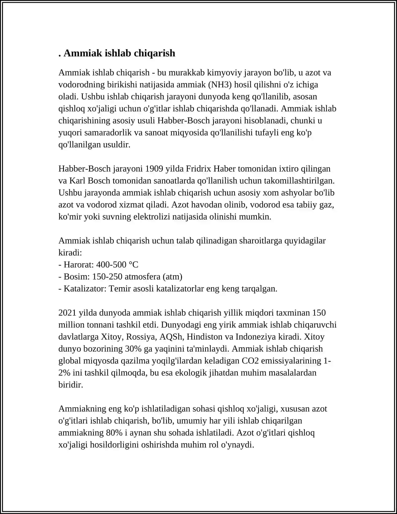 O'ZKIMYO SANOAT MAJUMOSIDAGI ISHLAB CHIQARILADIGAN MAHSULOTLAR 3