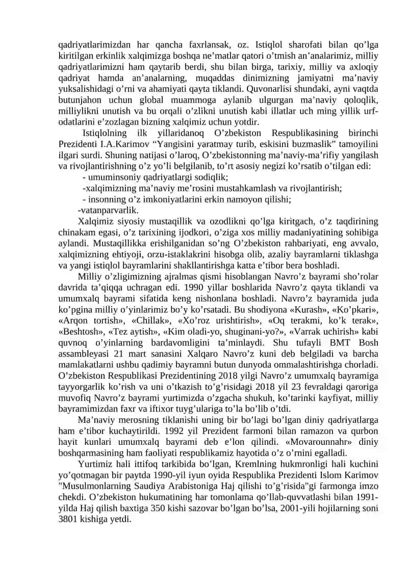 O'zbekiston taraqqiyoti 3