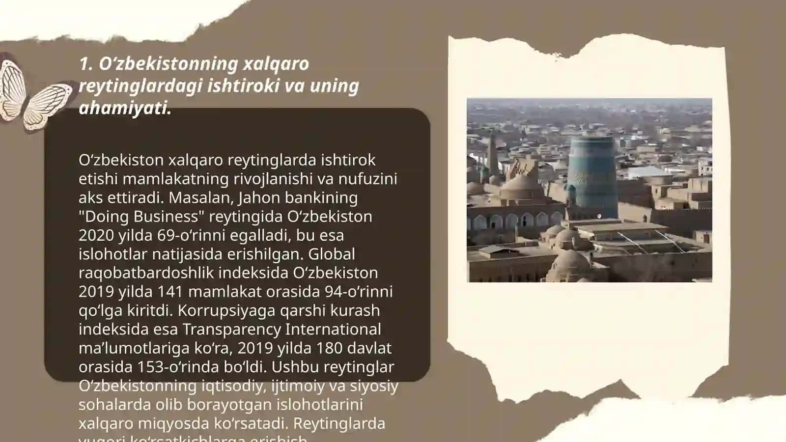 O'zbekistonning xalqaro reytinglardagi ko‘rsatgichlarini ko‘tarishning tarixiy va siyosiy ahamiyati 3