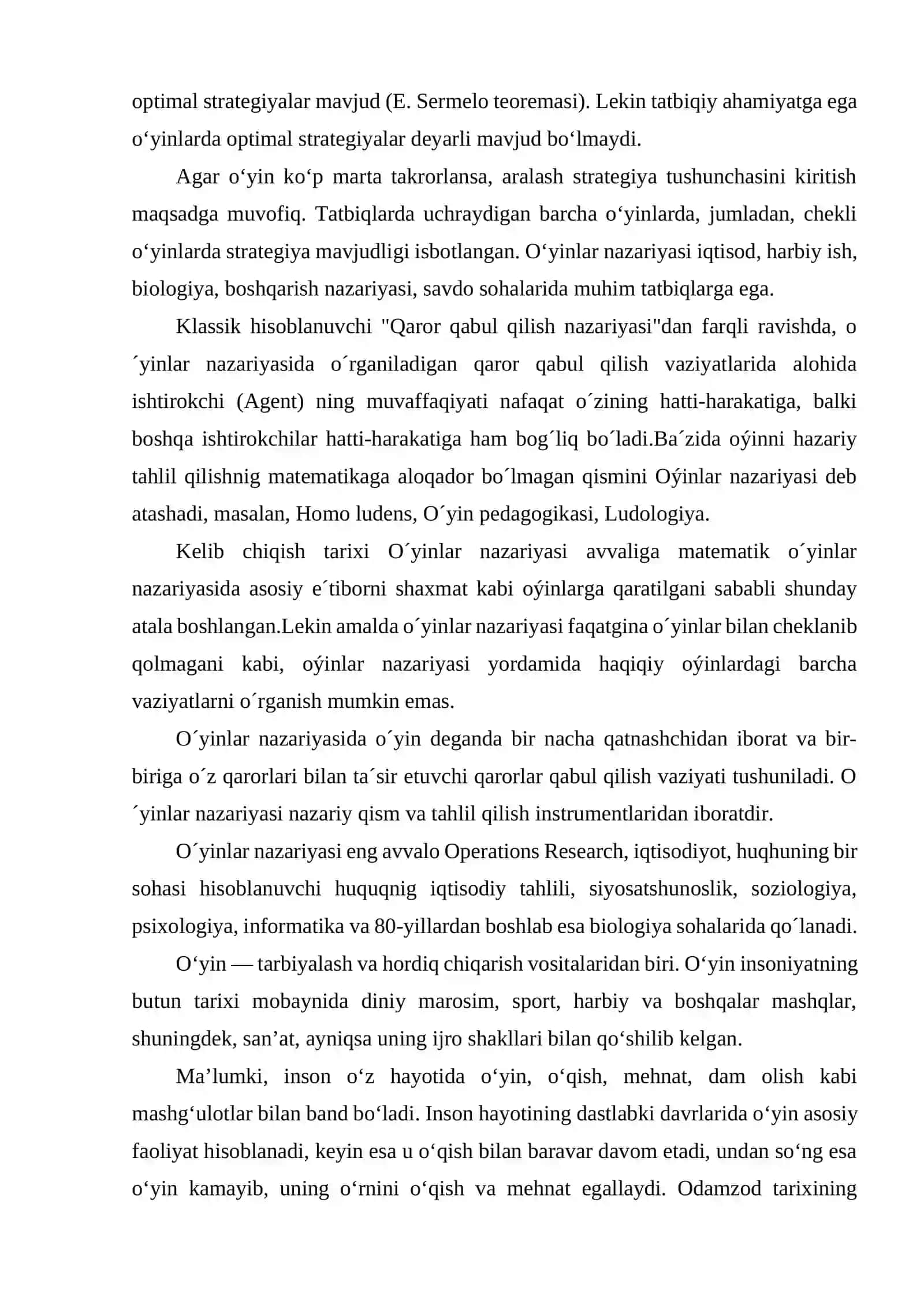 O‘YINNING KELIB CHIQISH TARIXI 3