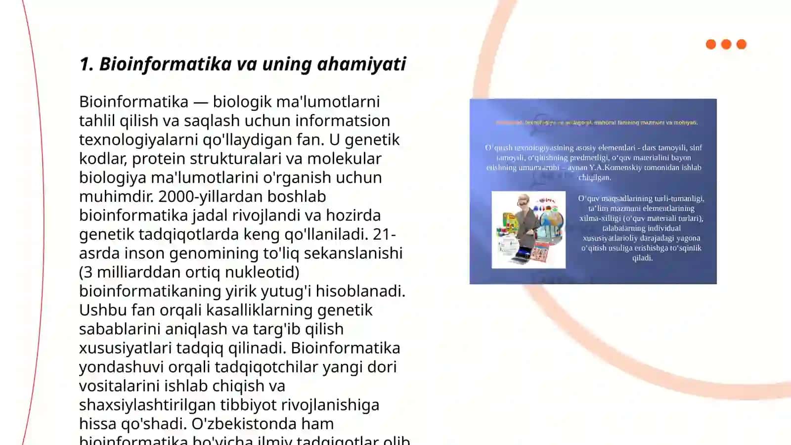 Bioinformatika va uning ahamiyati 3