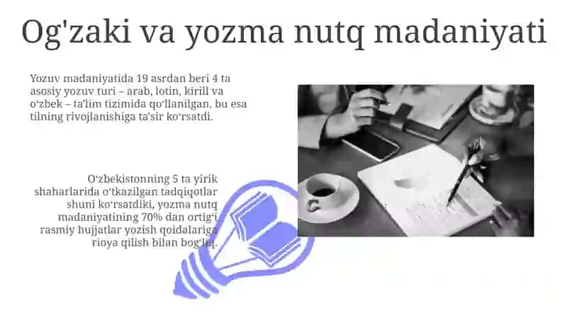 Og‘zaki va yozma nutq madaniyati 3