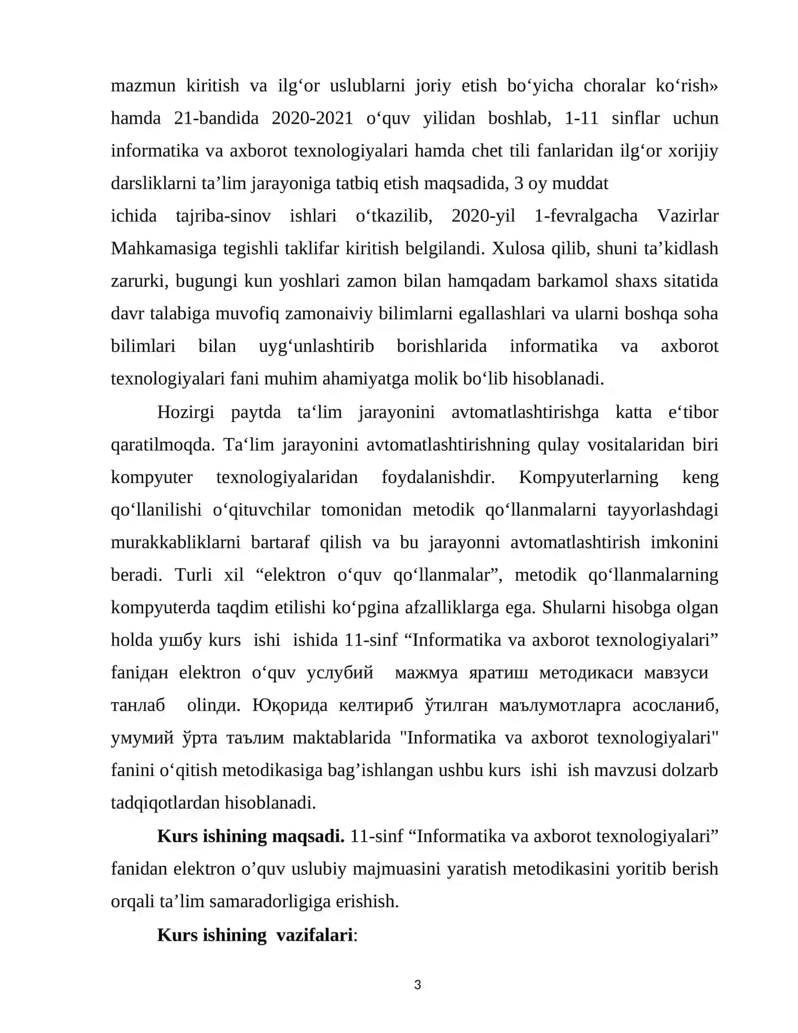11-sinf Informatika va axborot texnologiyalari fanidan elektron o‘quv-uslubiy majmua yaratish metodikasi 3