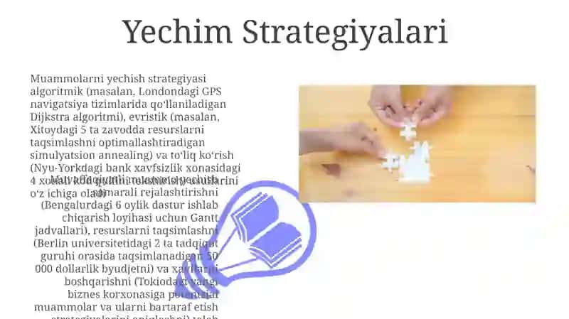 Muvaffaqiyatli muammo yechish 3
