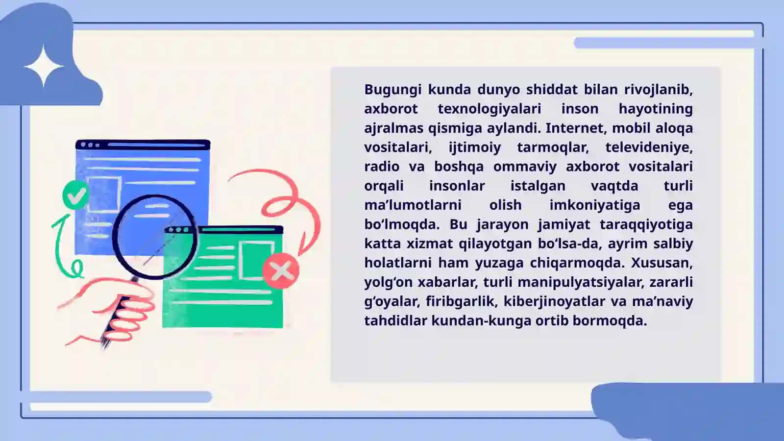 Mediasavodxonlikni oshirish orqali tahdidlarga qarshi kurash 3