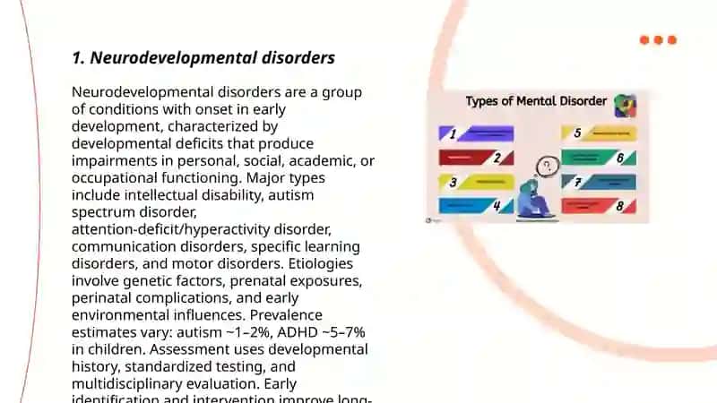 Neurodevelopmental disorders 3