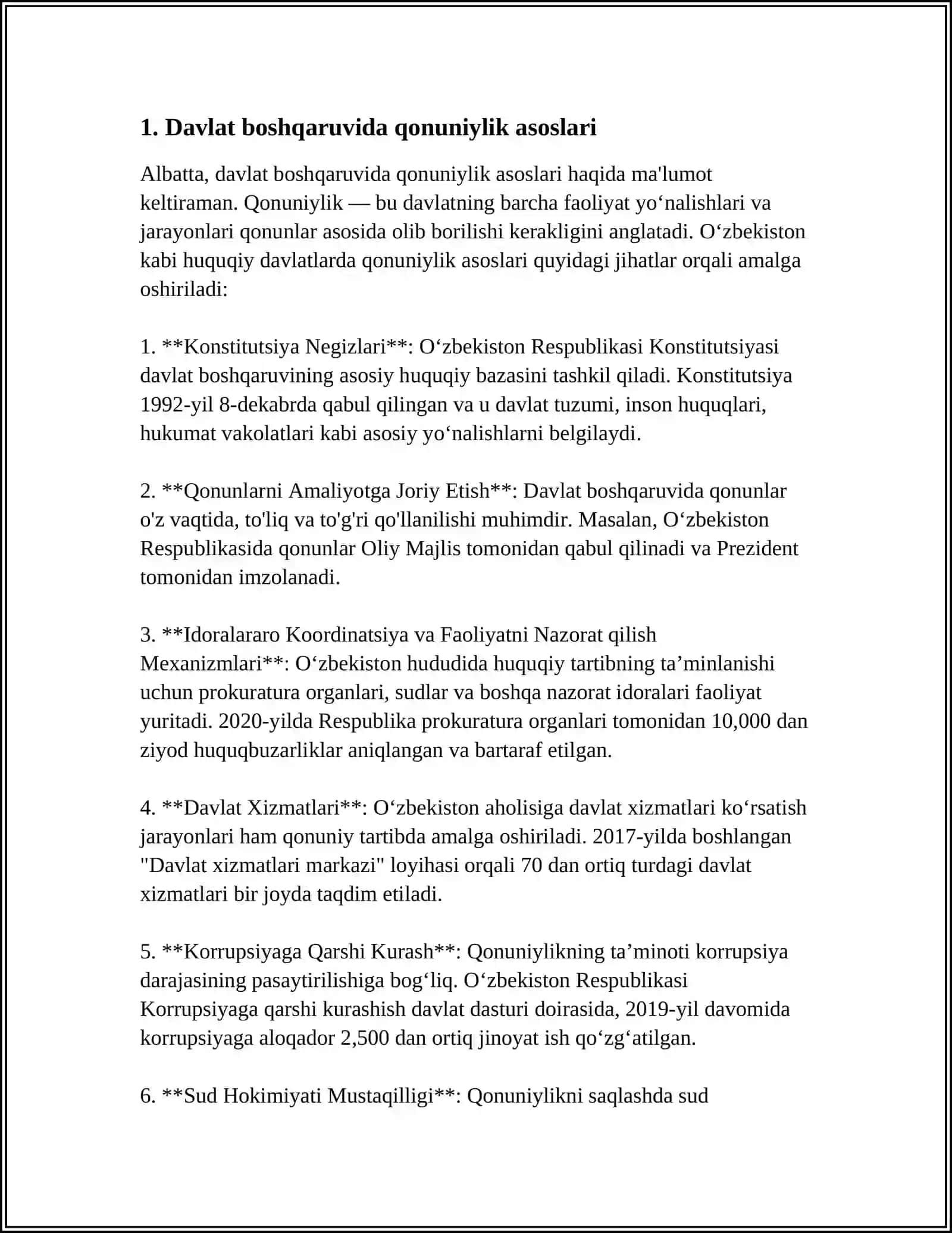 DAVLAT BOSHQARUVIDA QONUNIYLIKNI TA'MINLASH 3