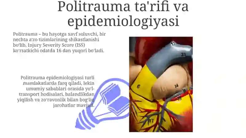 Ko'krak qafasi, qorin bo'shlig'i va kichik tos a'zolarining jarohatlari 3