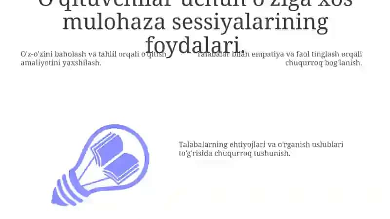 Tyutorlik faoliyatida refleksiv sessiyalar va faol tinglash texnalogiyalari. 3