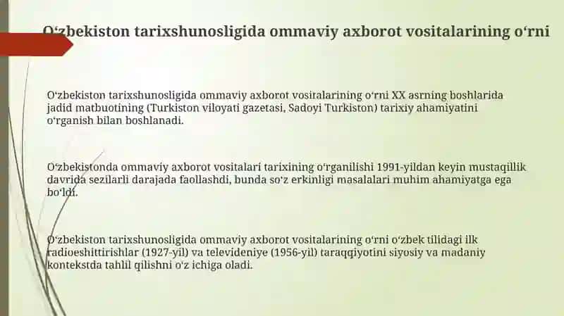 O'zbekiston tarixi fan doirasida mediaensiklopediya tuzish 3