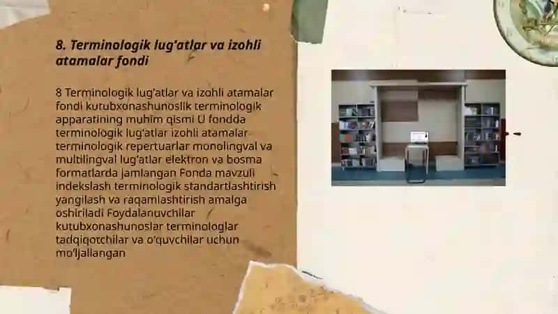 Kutubxonashunoslik terminologik apparati 3