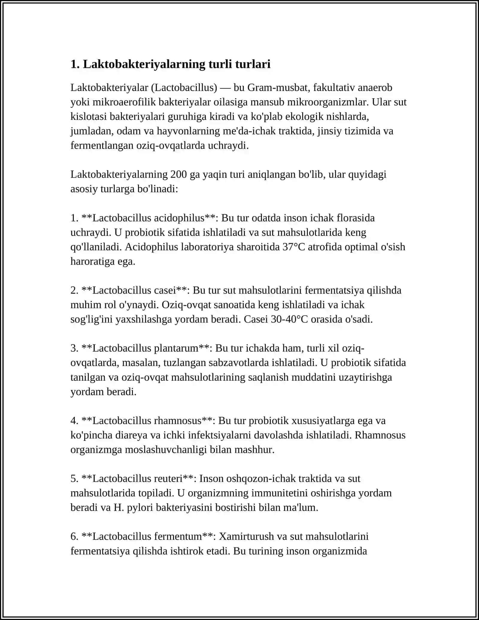 LACTOBACILLUS 3