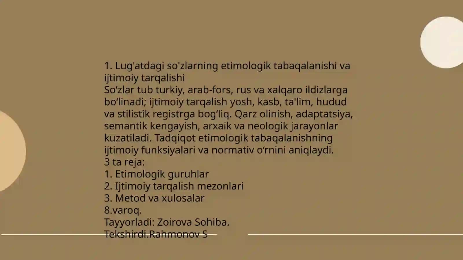 Luģat tarkibidagi sòzlarning kelib chiqishi 3