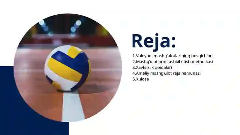 VOLEYBOL O'YINIDA MASHG'ULOTLARINI BOSQICHMA-BOSQICH TASHKIL ETISH 3