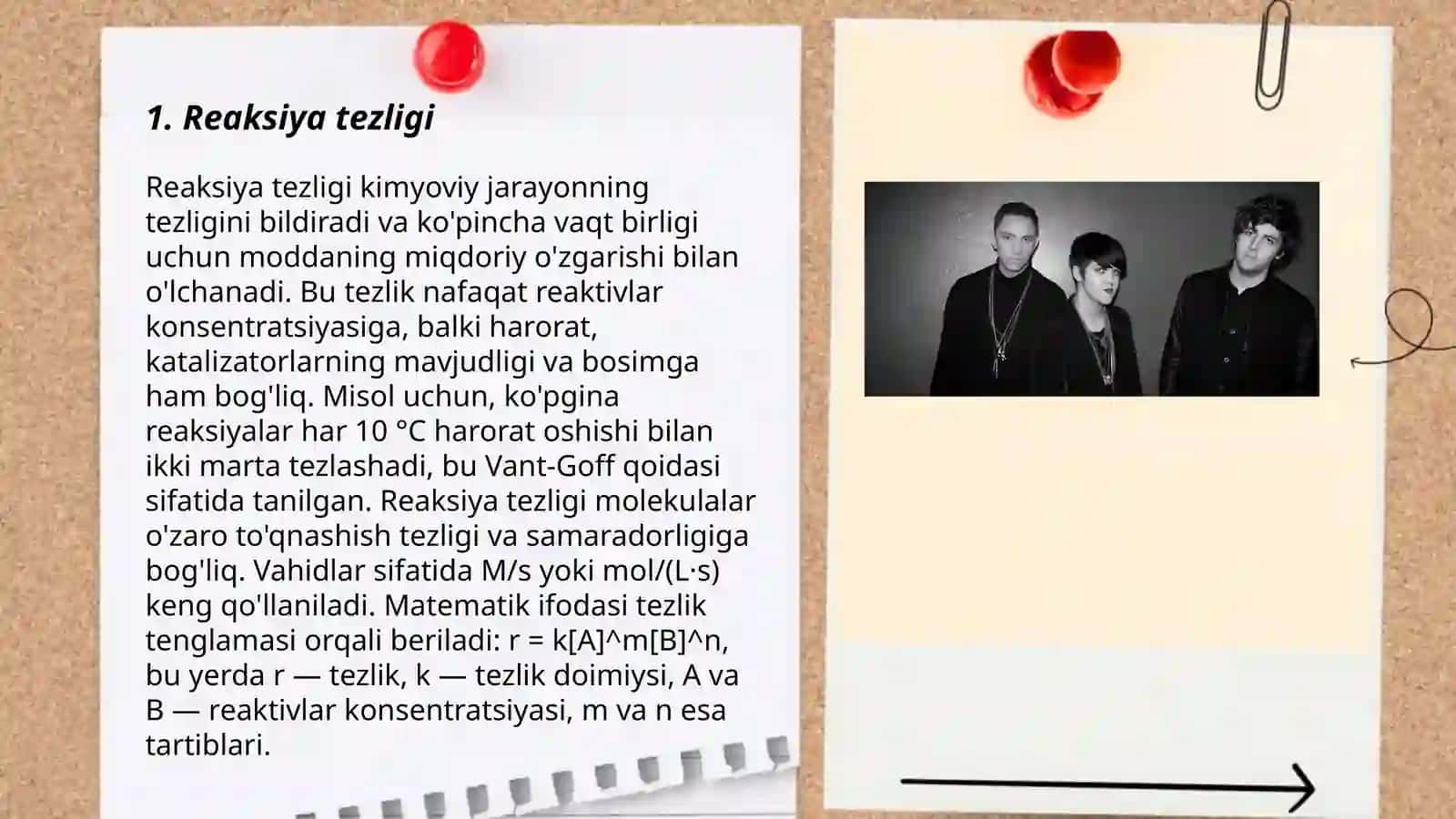 Reaksiyalarning borish imkoniyatlarinibelgilovchi faktorlar 3