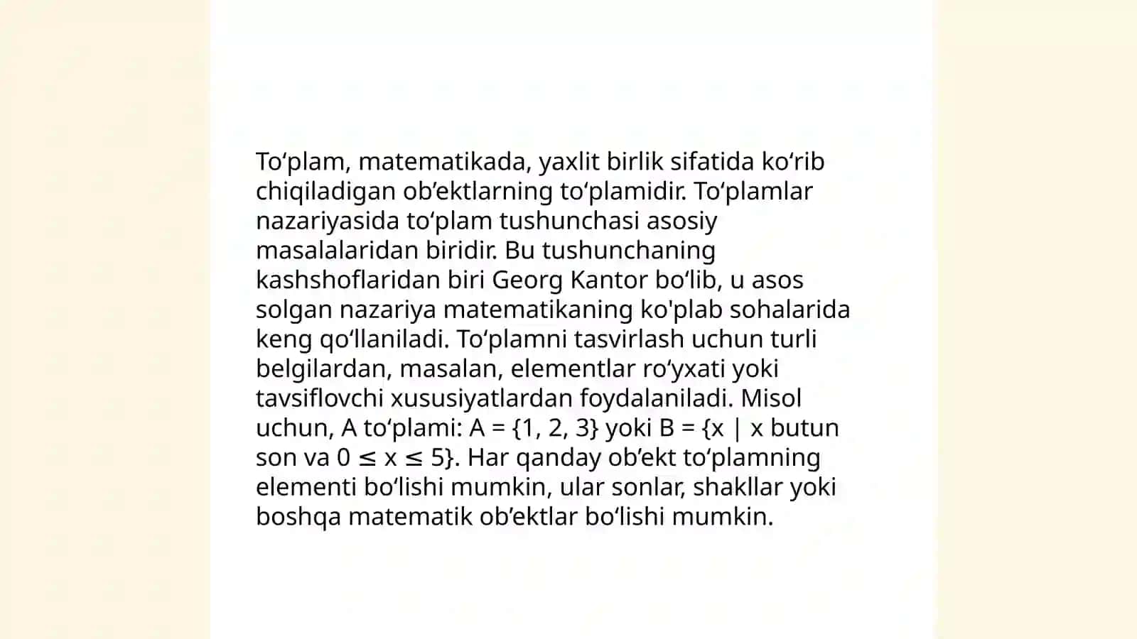 To'plam nazariyasi 3