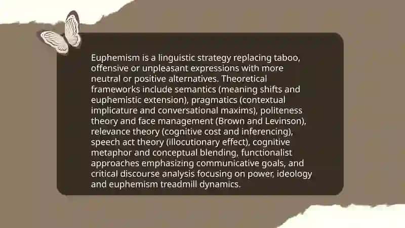 Euphemism in linguistics 3