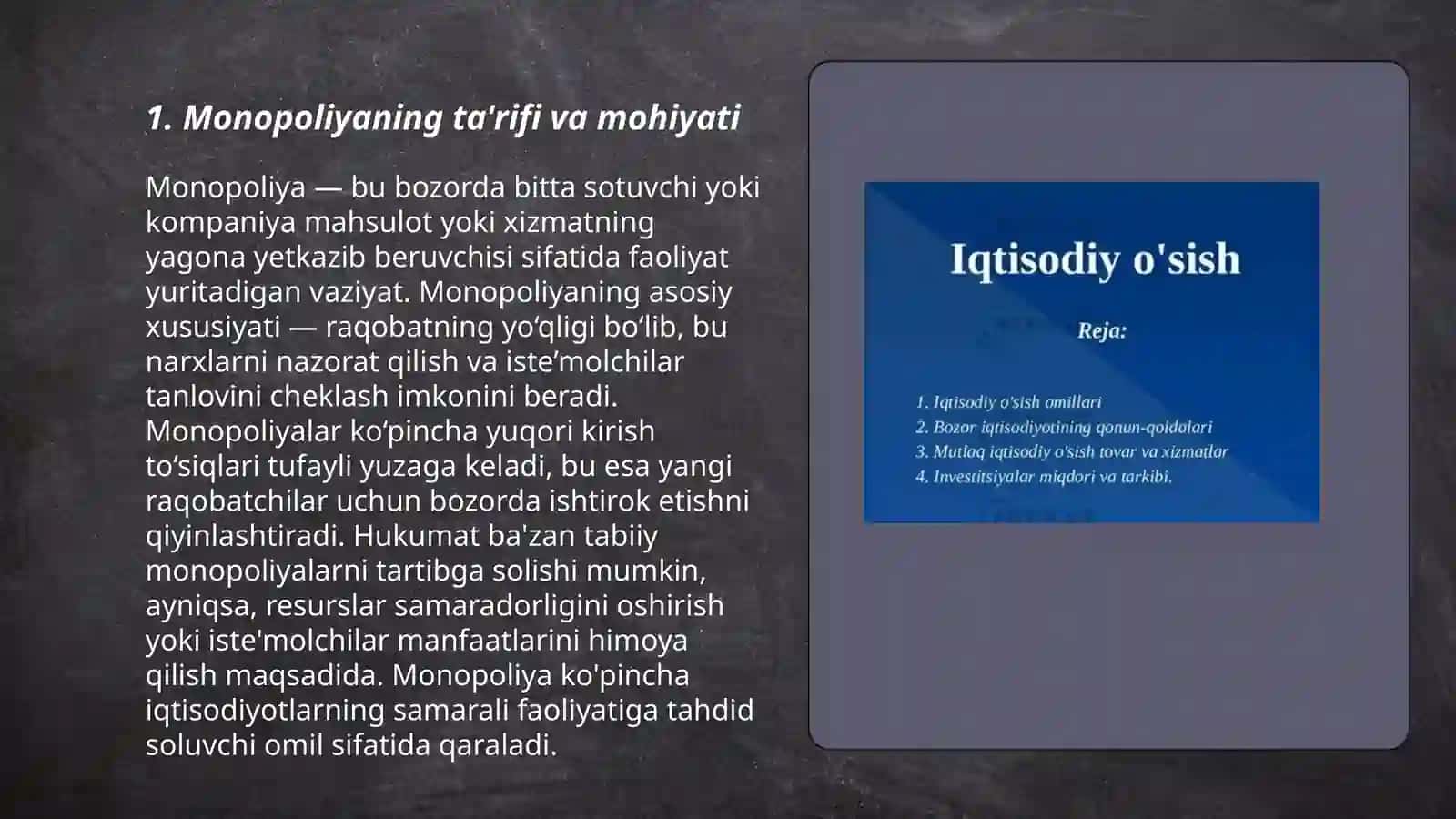 Monopoliyalarning iqtisodiy asoslari va ularning turlari 3