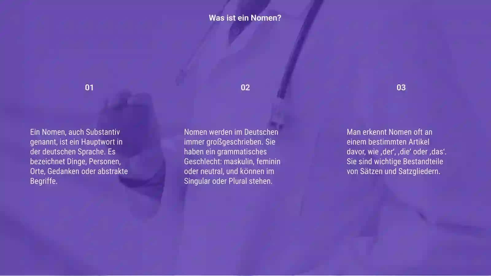 Das Nomen 3