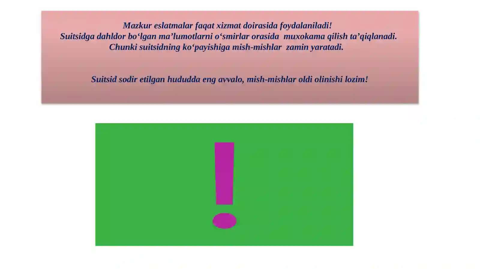 Bolalar va oʻsmirlar oʻrtasidagi suitsid (sinf rahbari va psixologlar uchun ota-onalaryigʻilishigametodikeslatmalar) 3