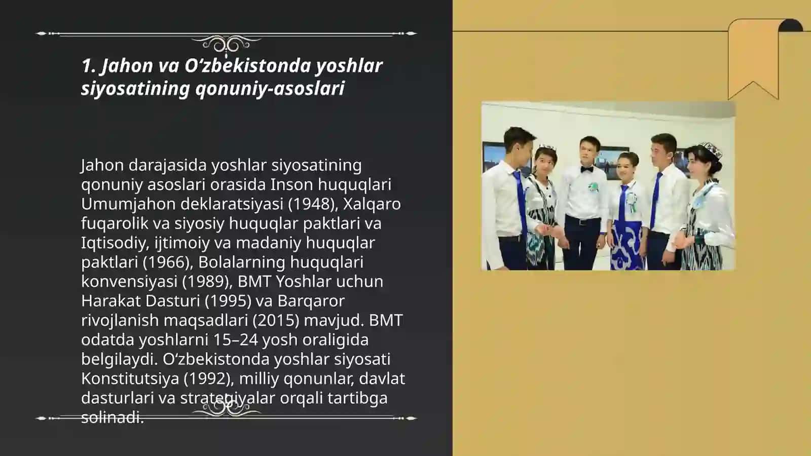 Jahon va Oʻzbekistonda yoshlar siyosati 3