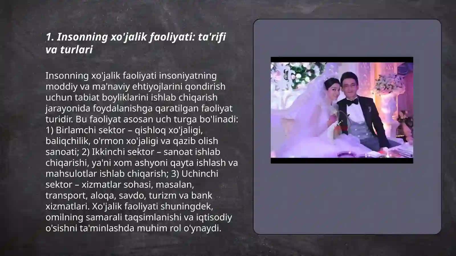 Inson xojalik faolyatini tabiatiga ta'siri va oqibatlarini organish 3