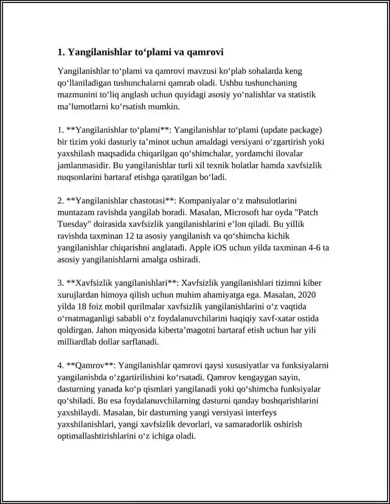 UZASBO DASTURIGA YANGILIK KIRITISH 3