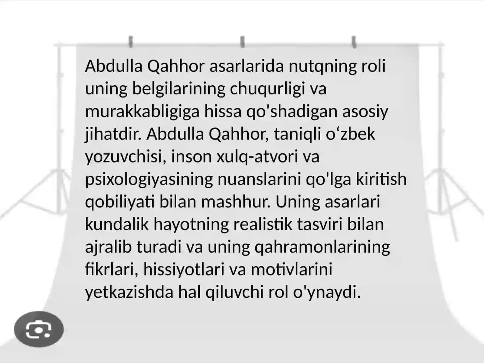 Abdulla Qahhor asarlaridan nutq va notiqlik masalalari 3