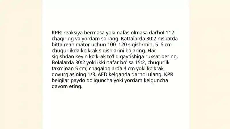 Favqulodda vaziyatlarda birinchi tez tibbiy yordam 3