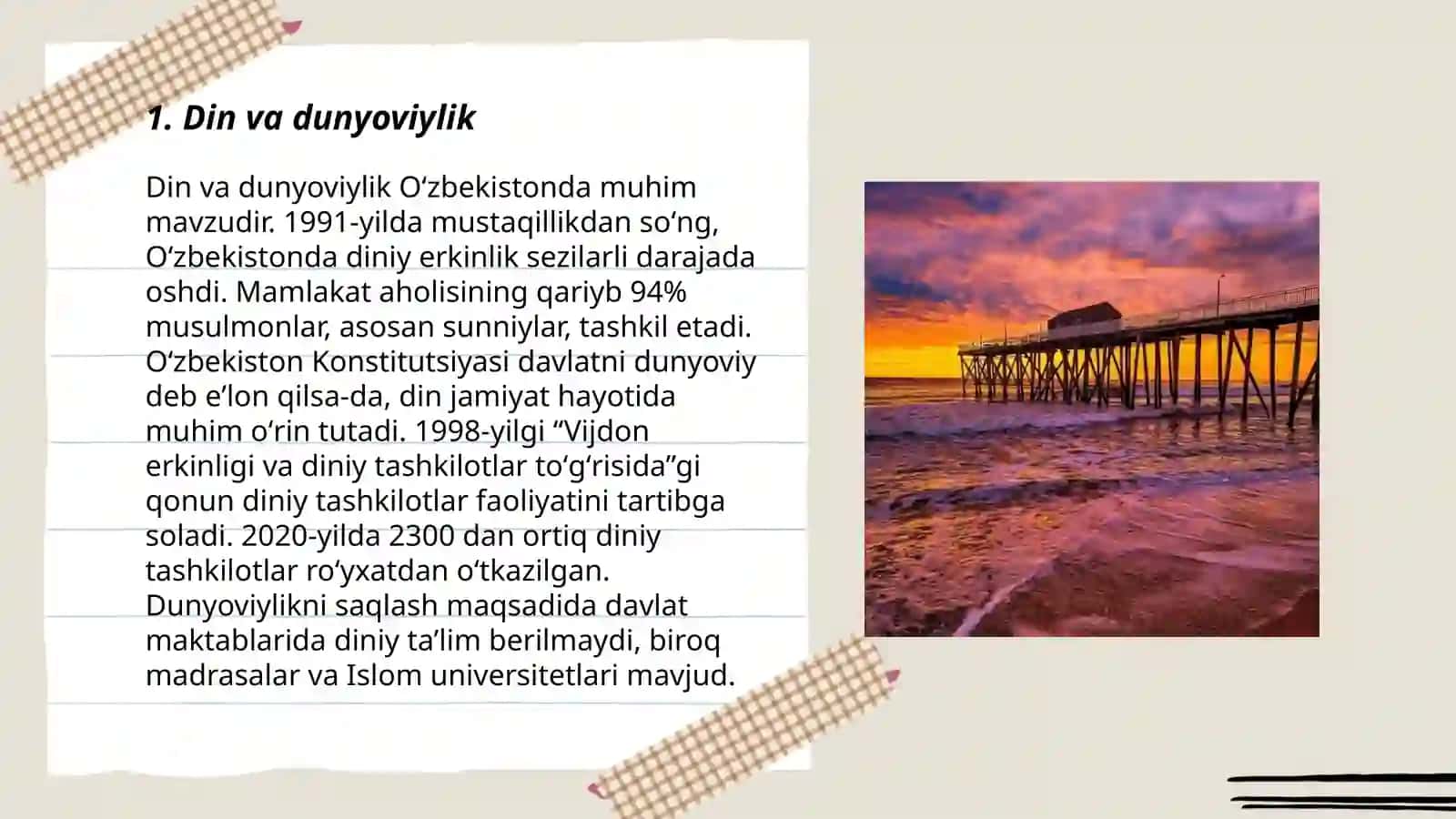 Din va dunyoviylik 3