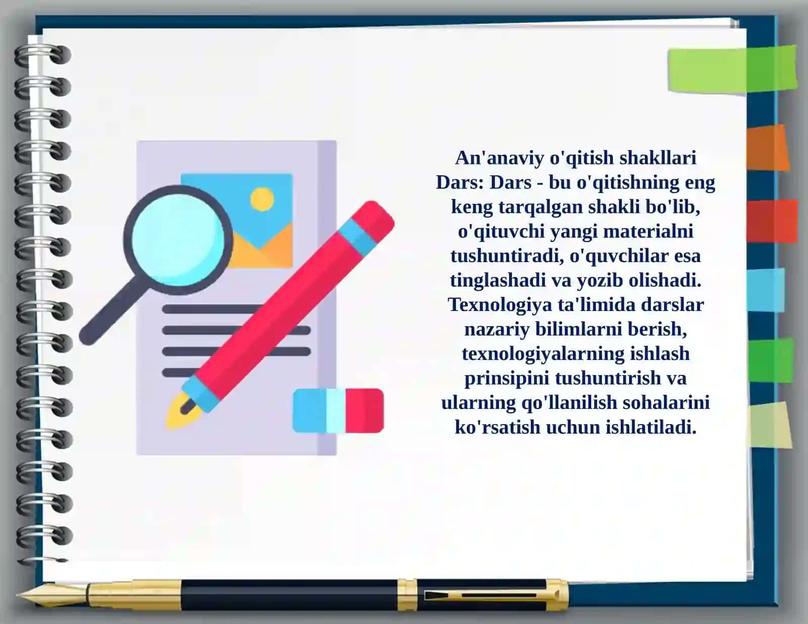 Texnologiya ta'limini o'qitish shakallari 3