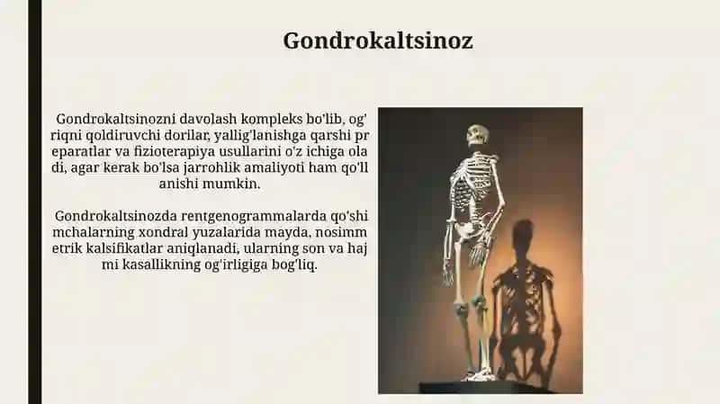 Suyak va bo'g'imlarning degenerativ kasalliklari 3