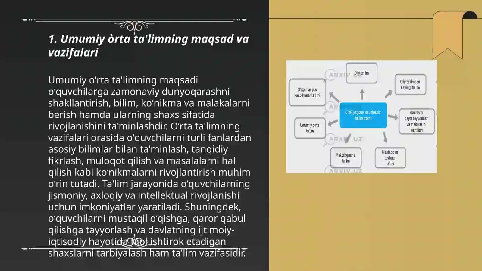 Umumiy òrta ta'limning davlat ta'lim standarti 3