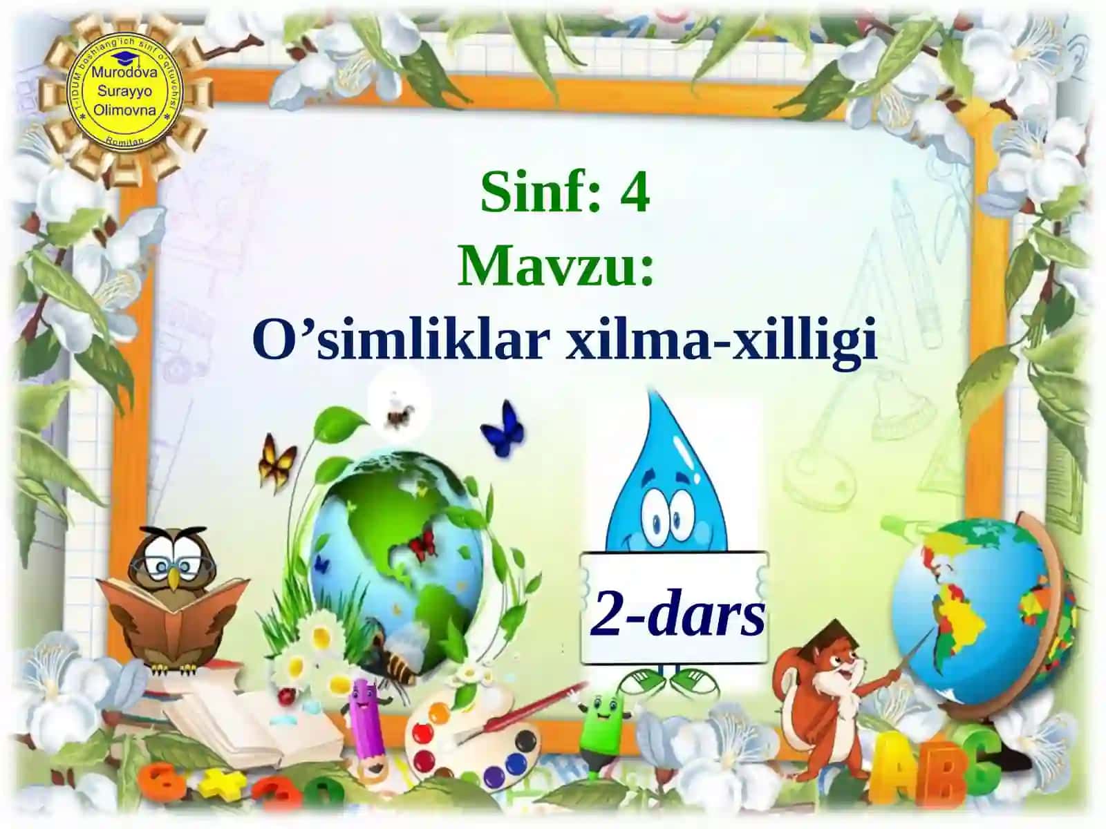 O’simliklarxilma-xilligi 3